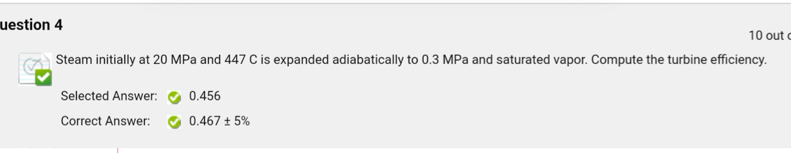 uestion 4 Steam initially at 2 0 MPa and 4 4 7 C