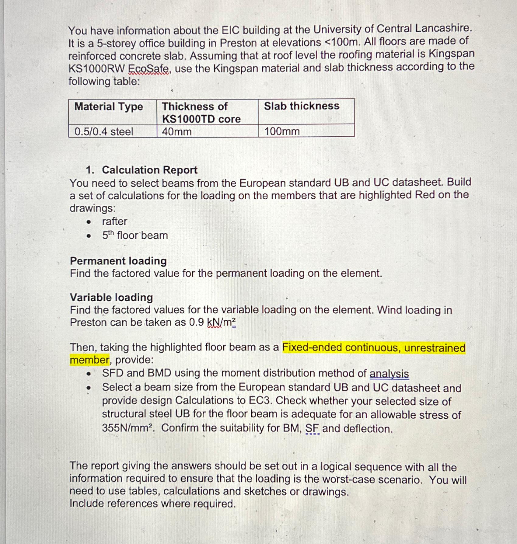 You have information about the EIC building at