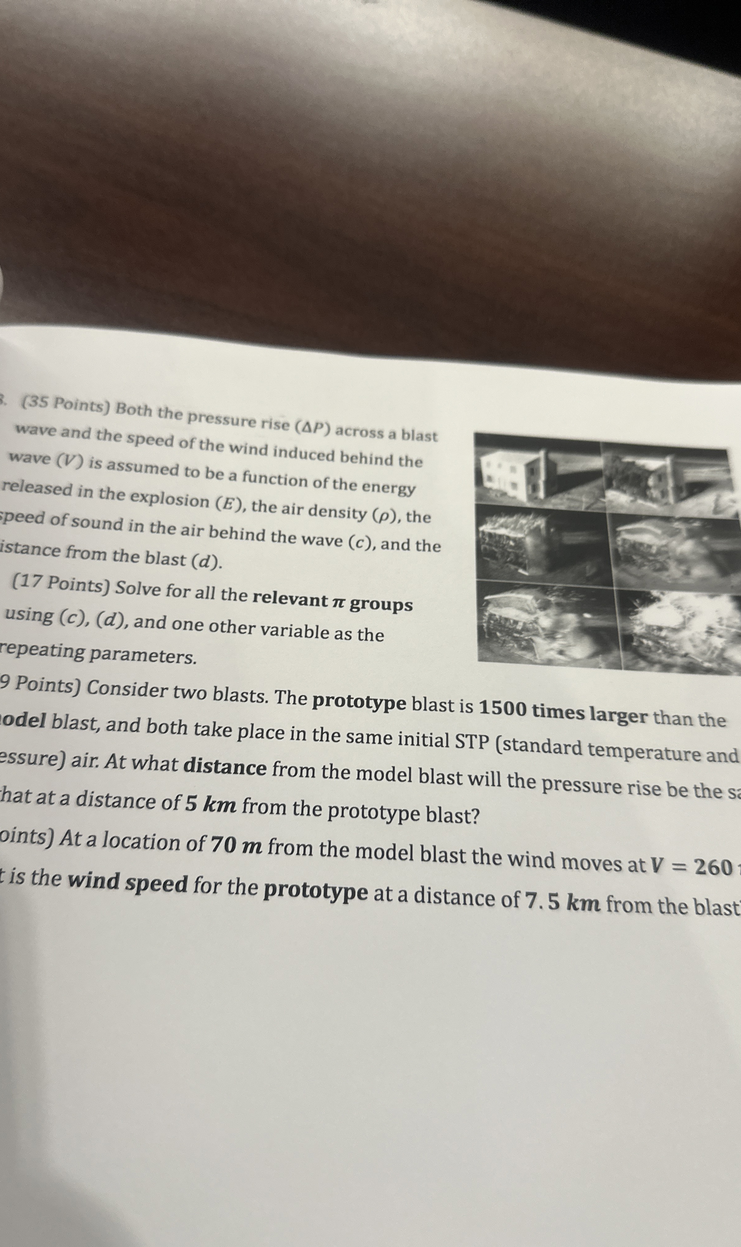 ( 3 5 Points ) Both the pressure rise ( P )