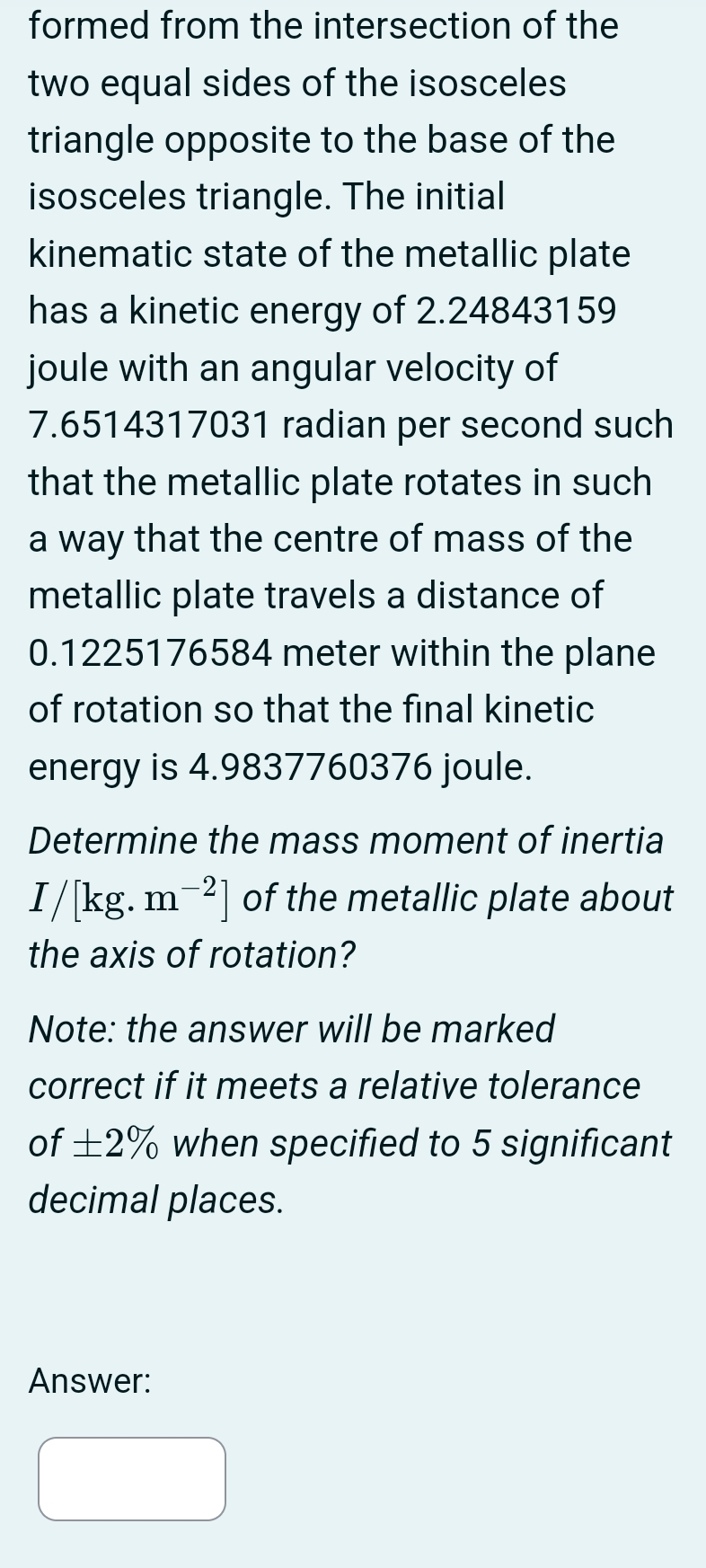Marked out of 5 . 0 0 Flag _ question Consider a