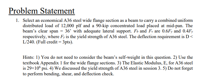 Problem Statement Select an economical A 3 6