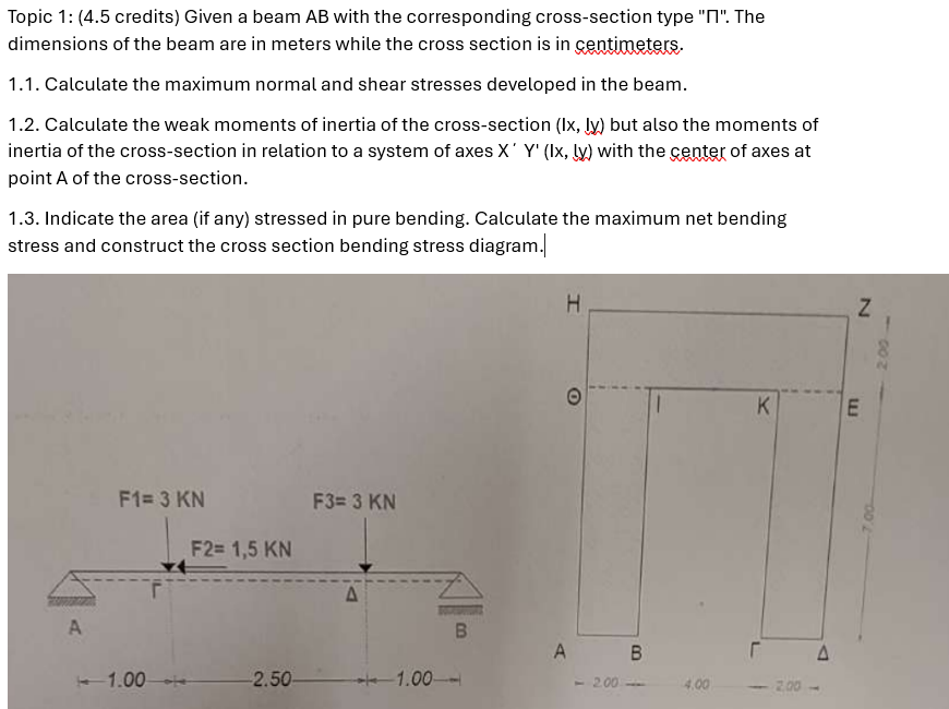 Show me the steps to solve Topic 1 : ( 4 . 5