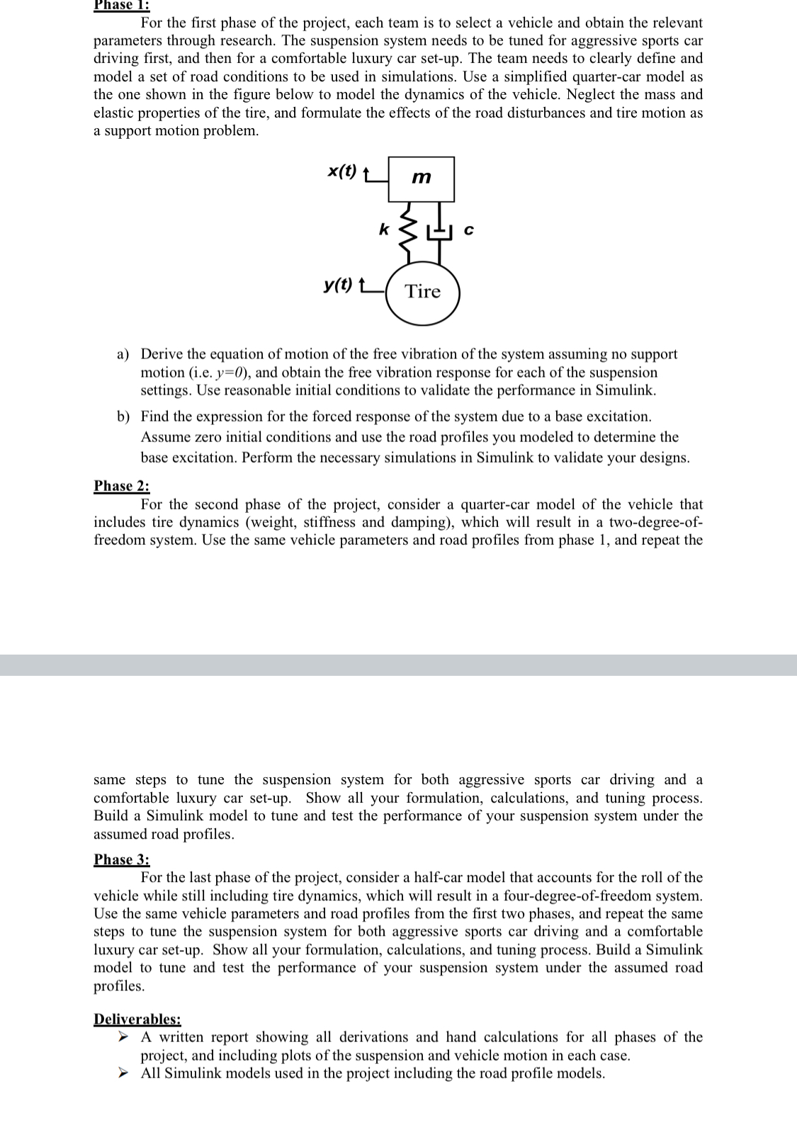 Phase 1 : For the first phase of the project,