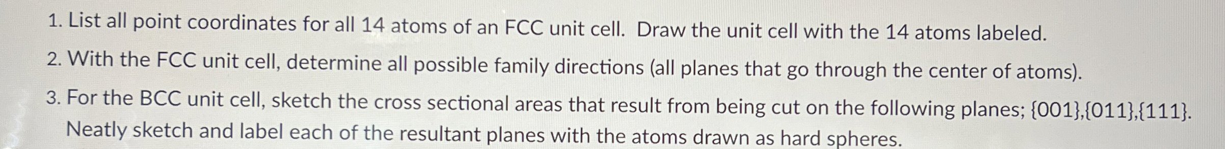 List all point coordinates for all 1 4 atoms of