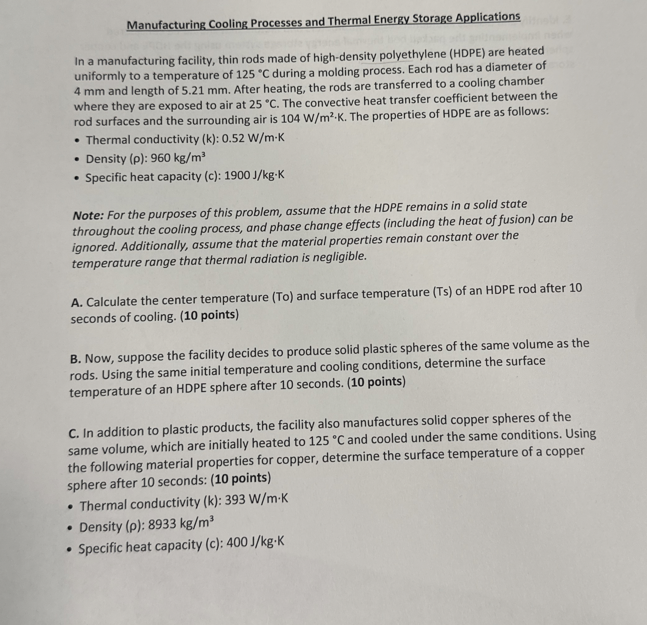 Manufacturing Cooling Processes and Thermal