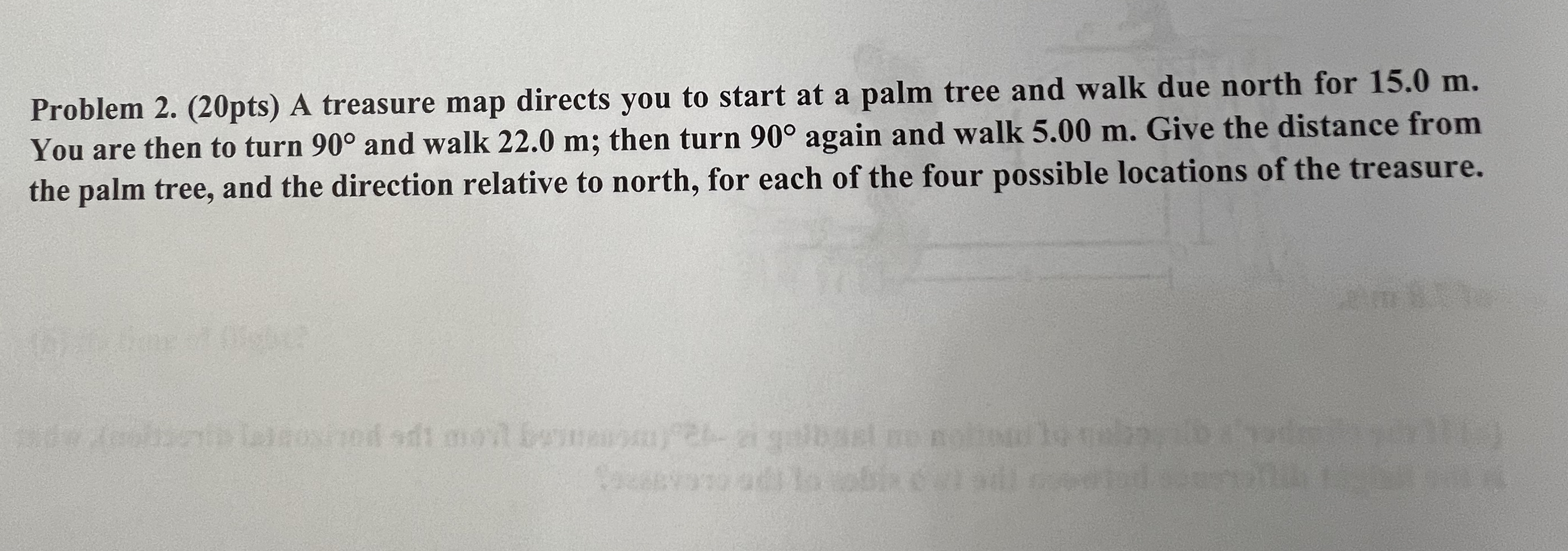 Problem 2 . ( 2 0 pts