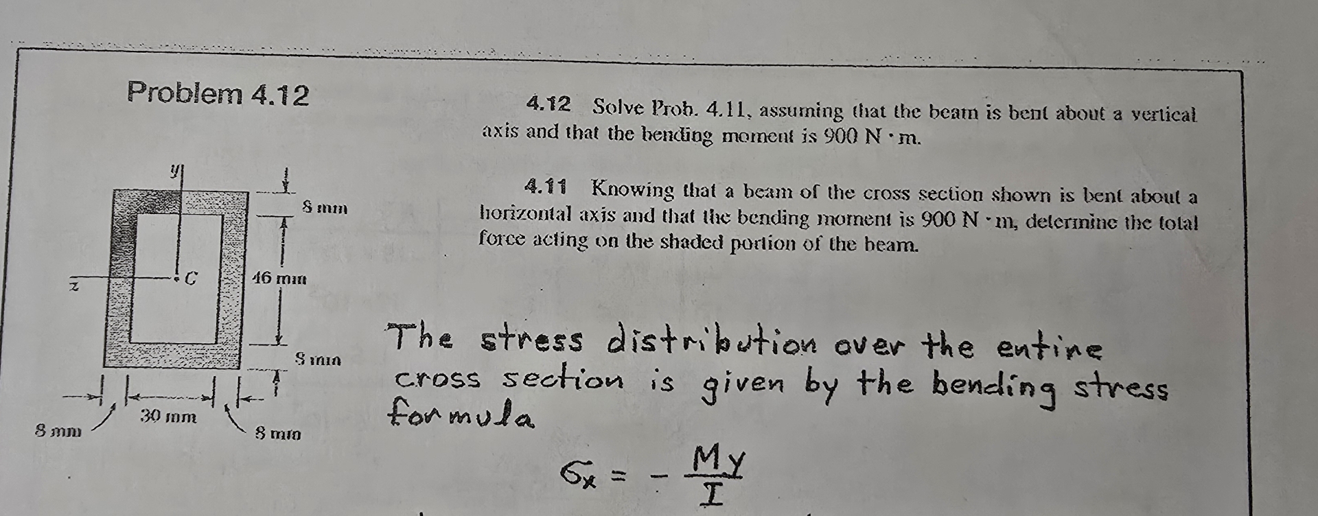 Problem 4 . 1 2 4 . 1 2 Solve Prob. 4 . 1 1 ,