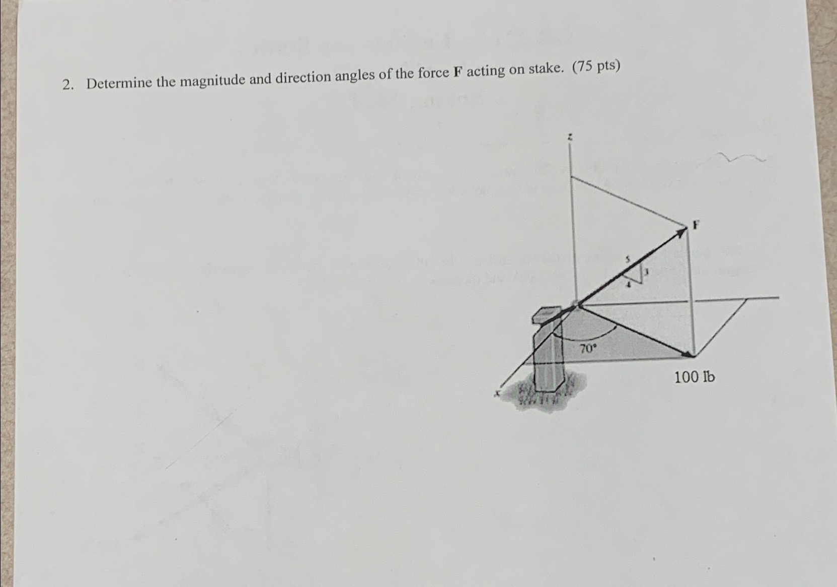 Determine the magnitude and direction angles of