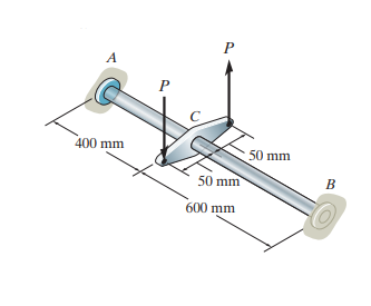 The steel shaft has a diameter of 4 0 mm and is
