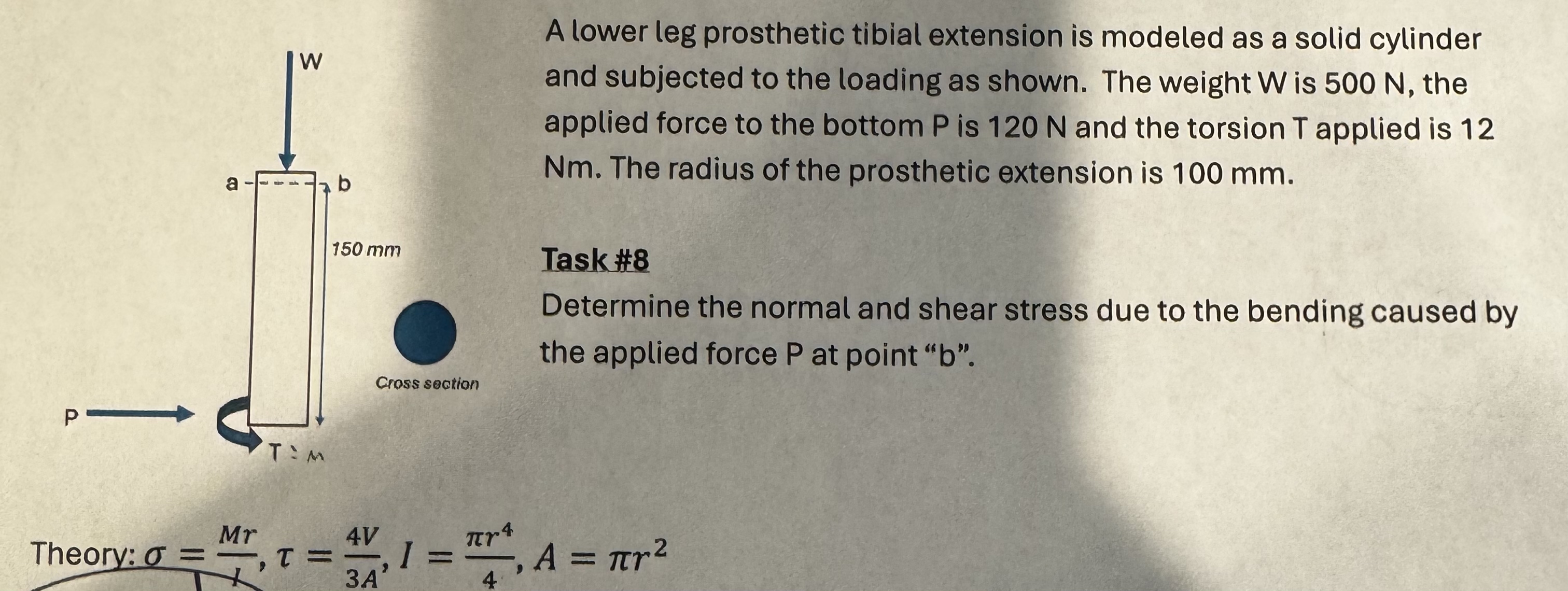 A lower leg prosthetic tibial extension is