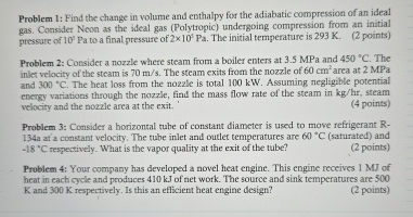 Problem 1 : Find the change in volume and
