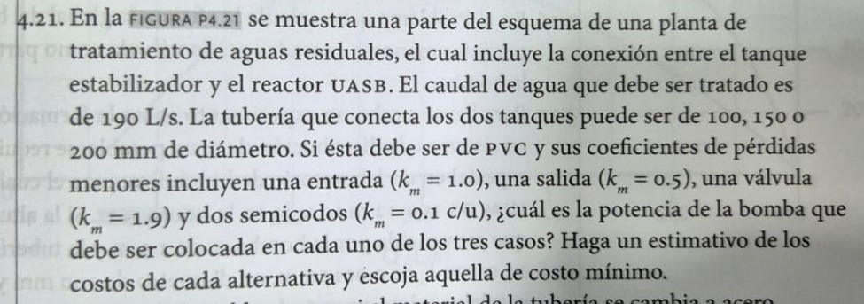 4 . 2 1 . En la FIGURA P 4 . 2 1 se muestra una