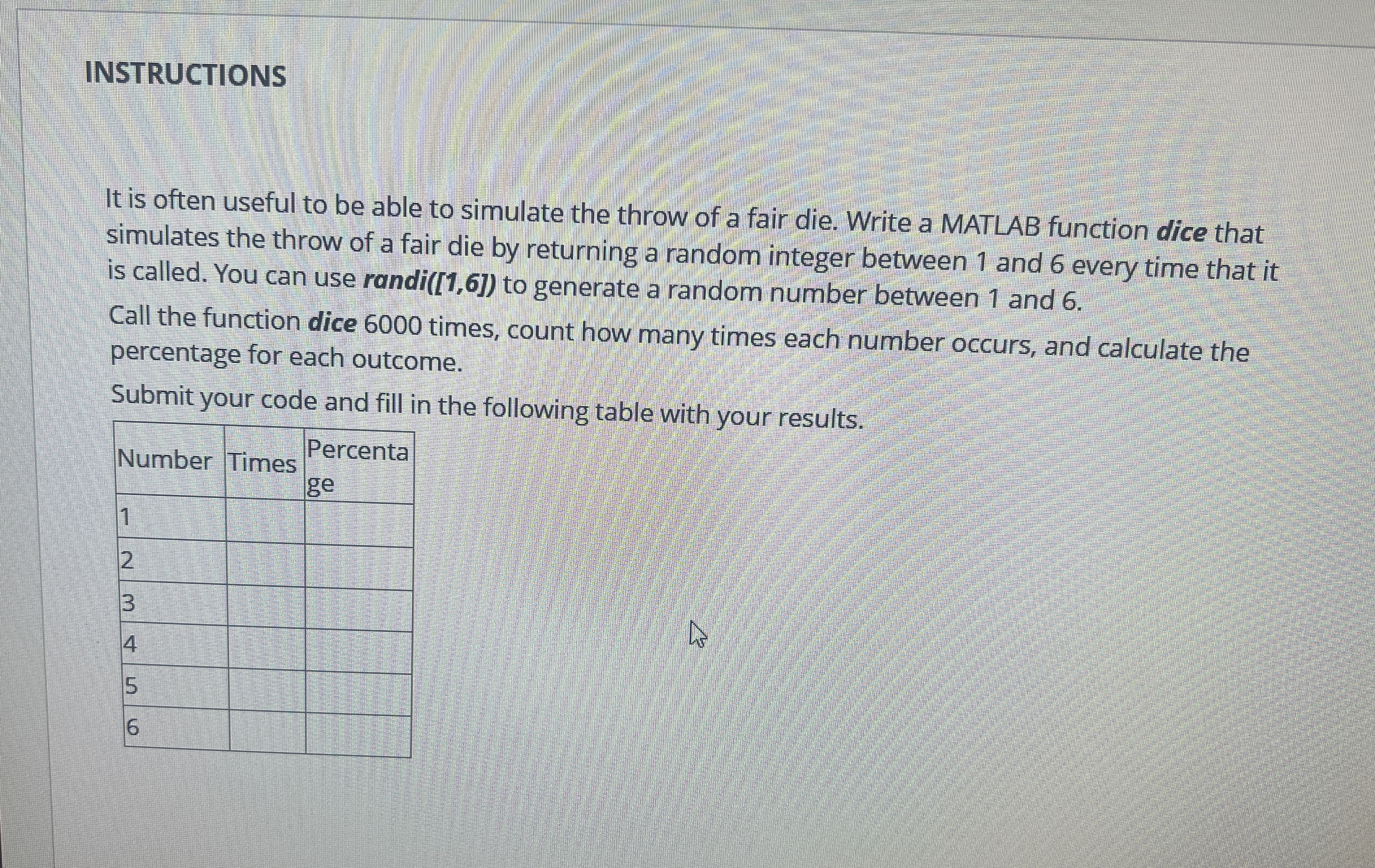 How to solve in mathlab lab