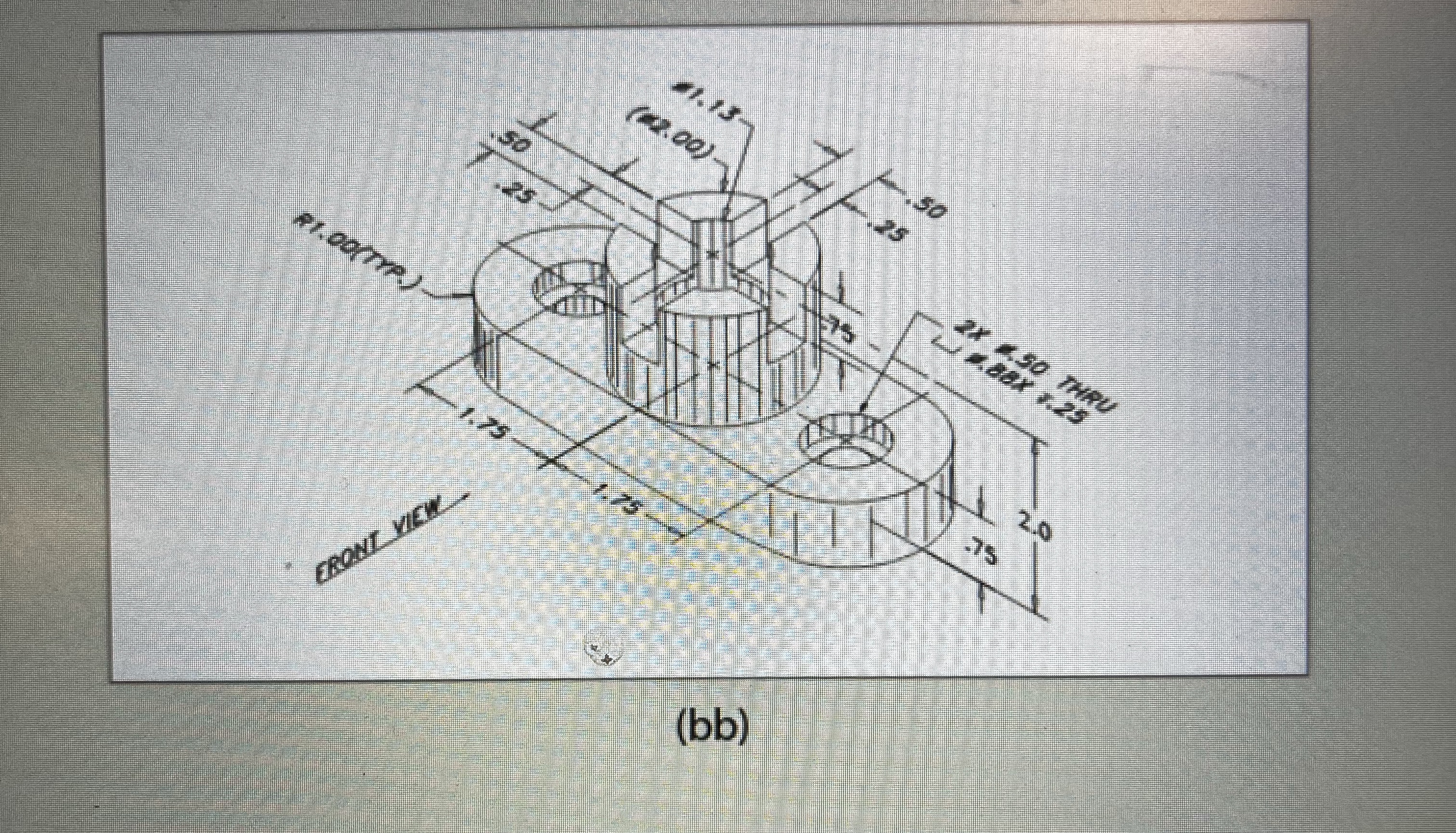 Draw in SW and set up a four - view display in
