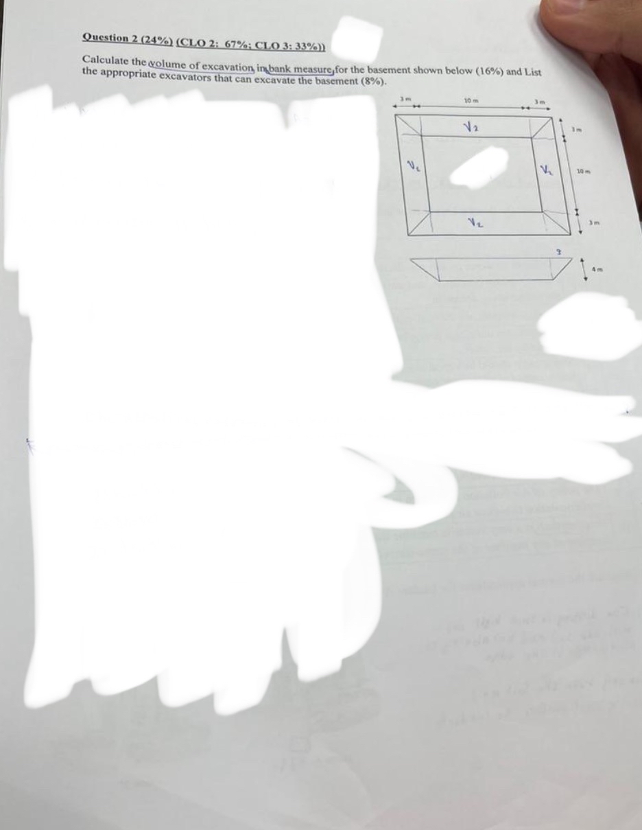 Question 2 ( 2 4 % ) ( CLO 2 : 6 7 % ; CLO 3 : 3