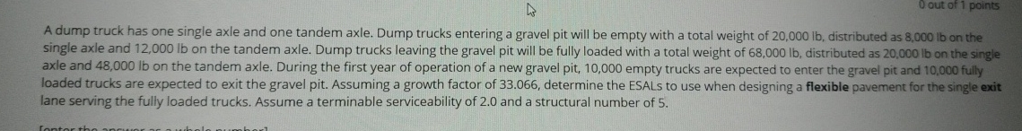 Question 1 0 What is the LEF for a 5 0 , 0 0 0 l
