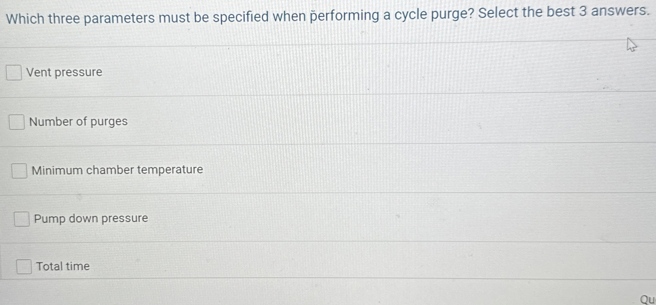 Which three parameters must be specified when