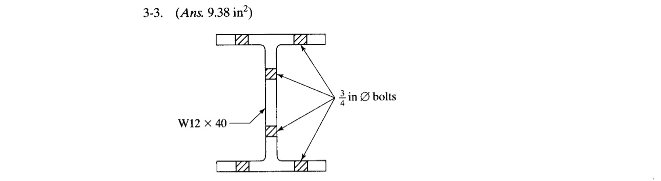 3 - 3 . ( Ans . 9 . 3 8 i n 2 ) Compute the net
