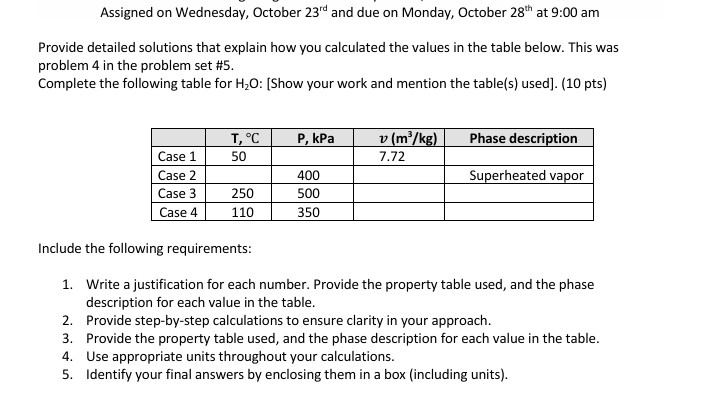 Assigned on Wednesday, October \ ( 2 3 ^ { \ text