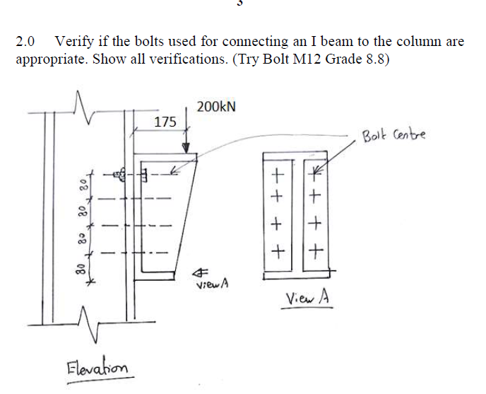 PLEASE USE BS 5 9 5 0 . Verify if the bolts used