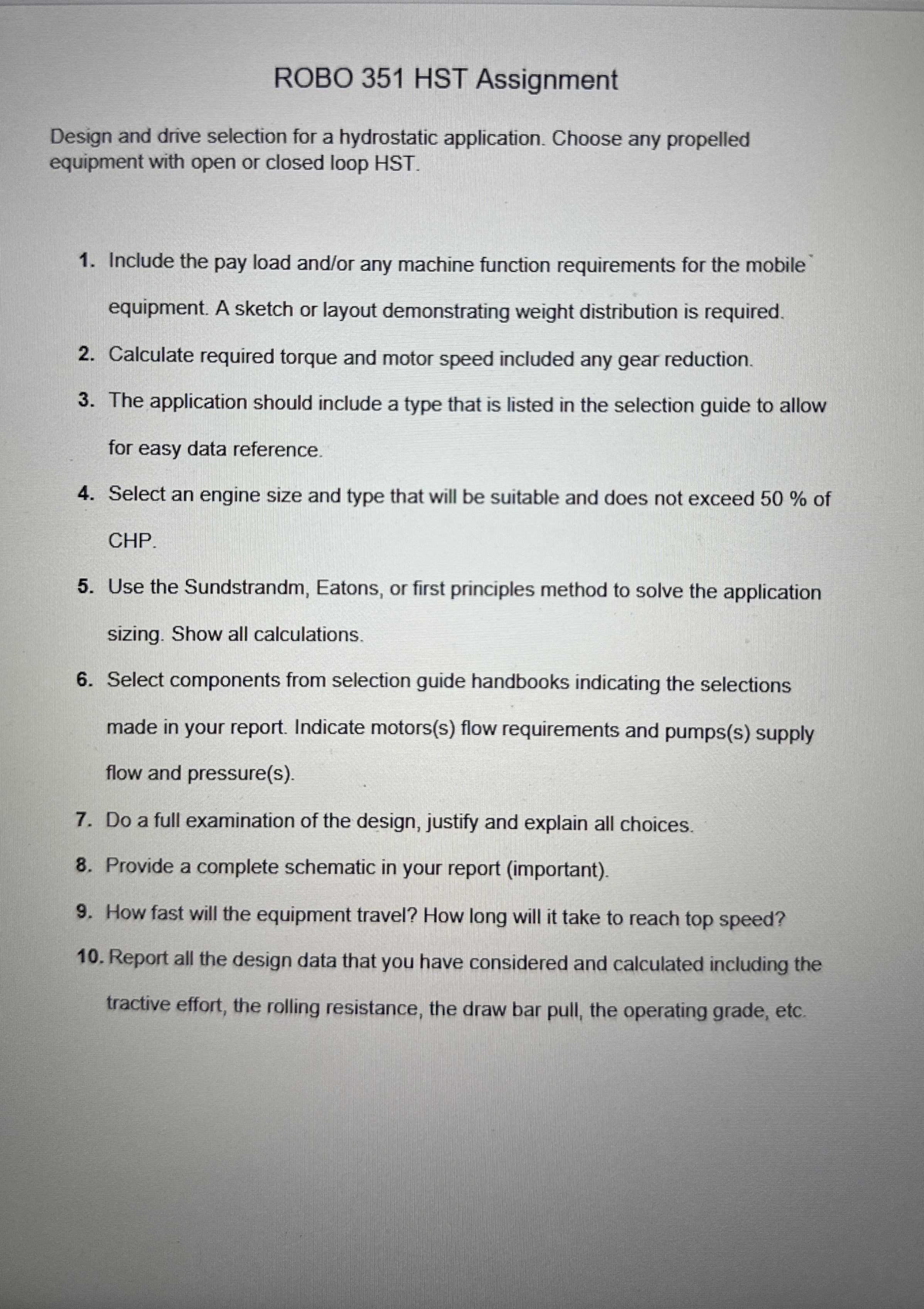 ROBO 3 5 1 HST Assignment Design and drive
