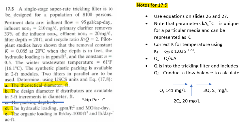 1 7 . 5 A single - stage super - rate trickling