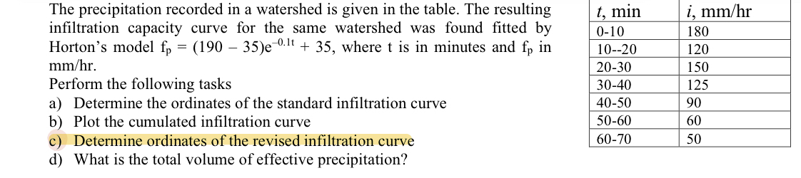 Can you solve part C step by step with a final