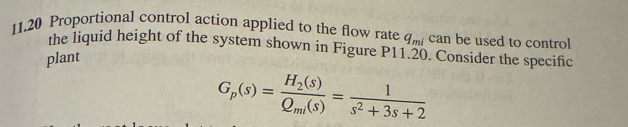 1 1 . 2 0 Proportional control action applied to