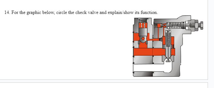 1 4 . For the graphic below, circle the check