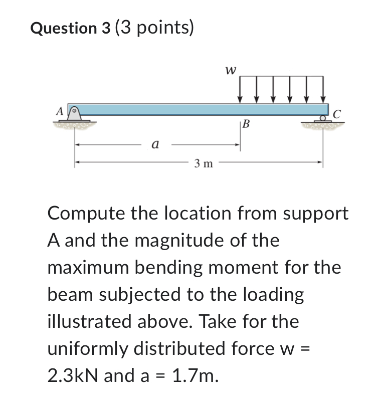 Question 3 ( 3 points ) Compute the location from