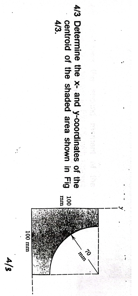 4 3 Determine the x - and y - coordinates of the