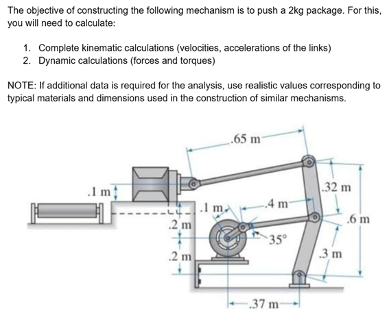 The objective of constructing the following