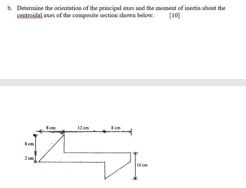 b . Determine the orientation of the principal