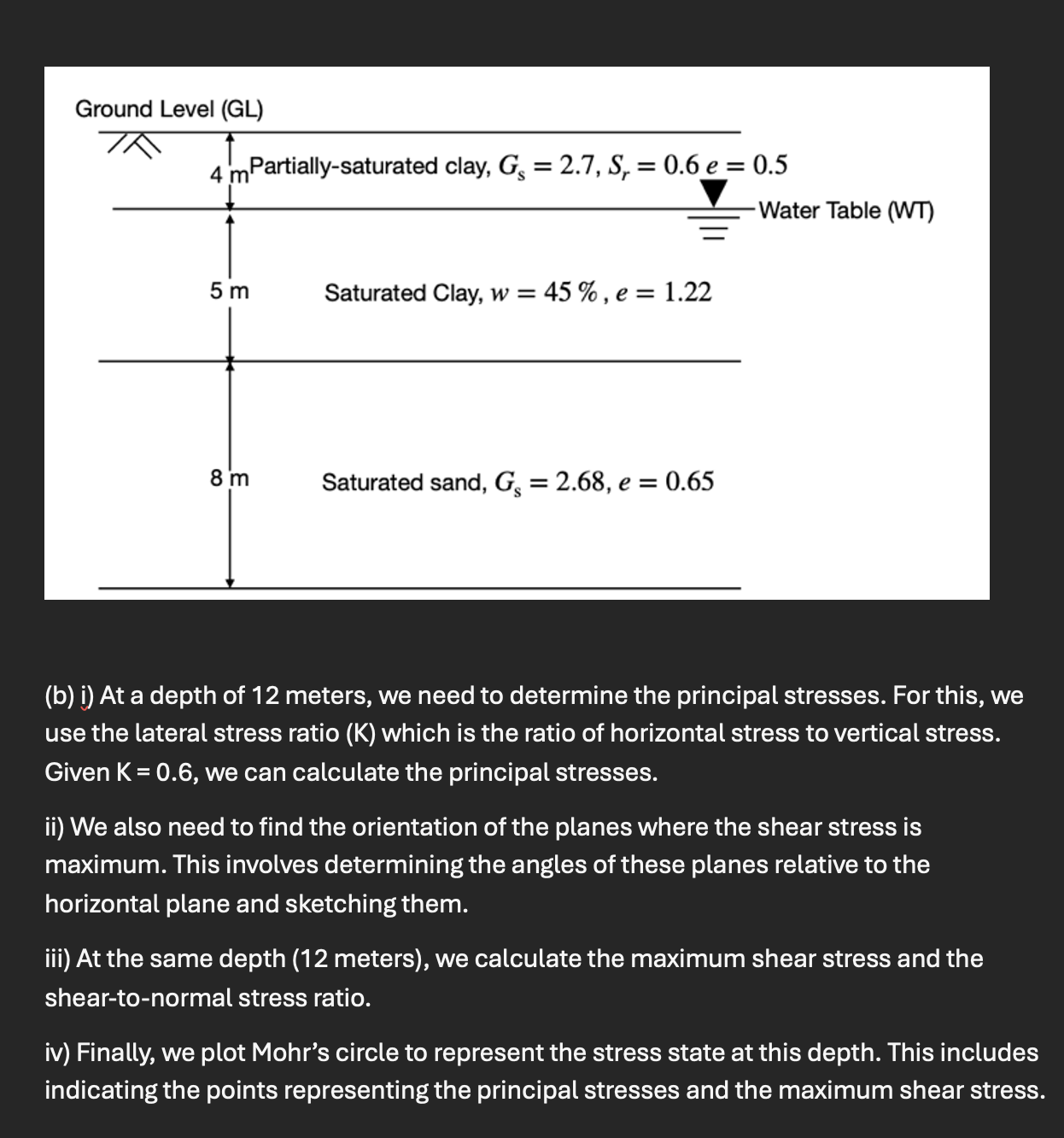 DO THIS ON PAPER COMPLETE FULL SOLUTION ( b ) i )