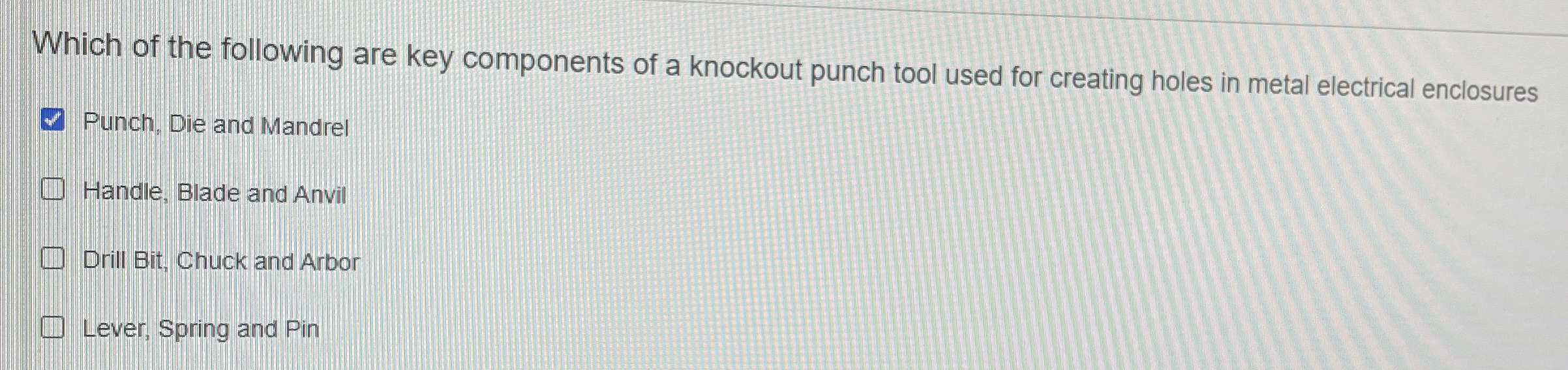 Which of the following are key components of a