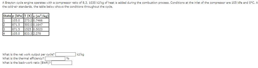 Thermo dynamics. Please do not round calculations