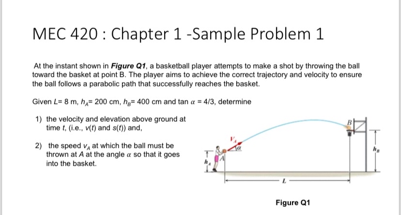 MEC 4 2 0 : Chapter 1 - Sample Problem 1 At the