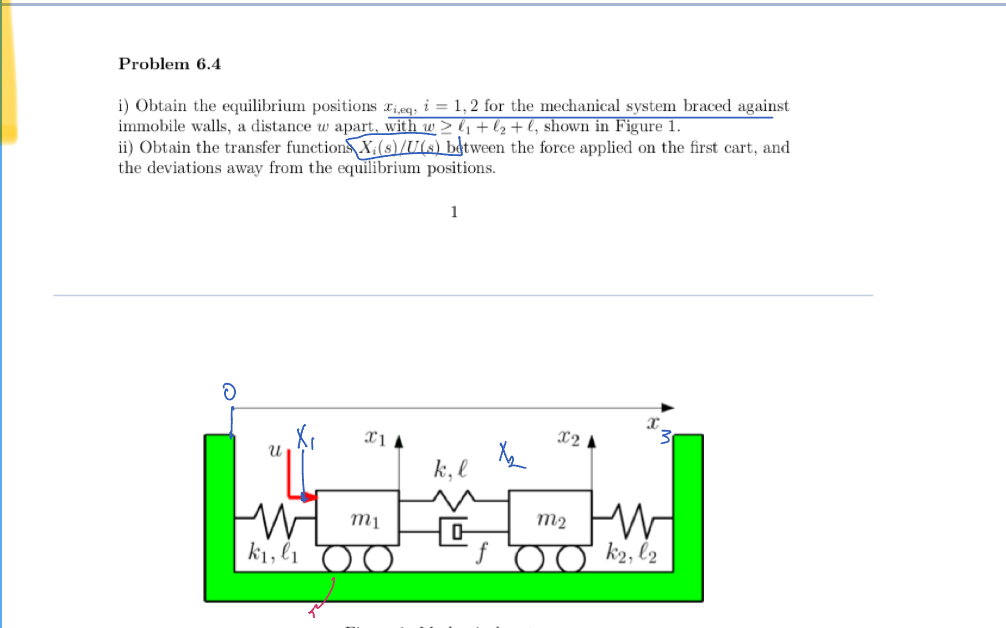 Problem 6 . 4 i ) Obtain the equilibrium