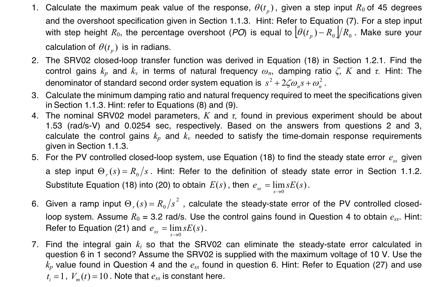 Calculate the maximum peak value of the response,