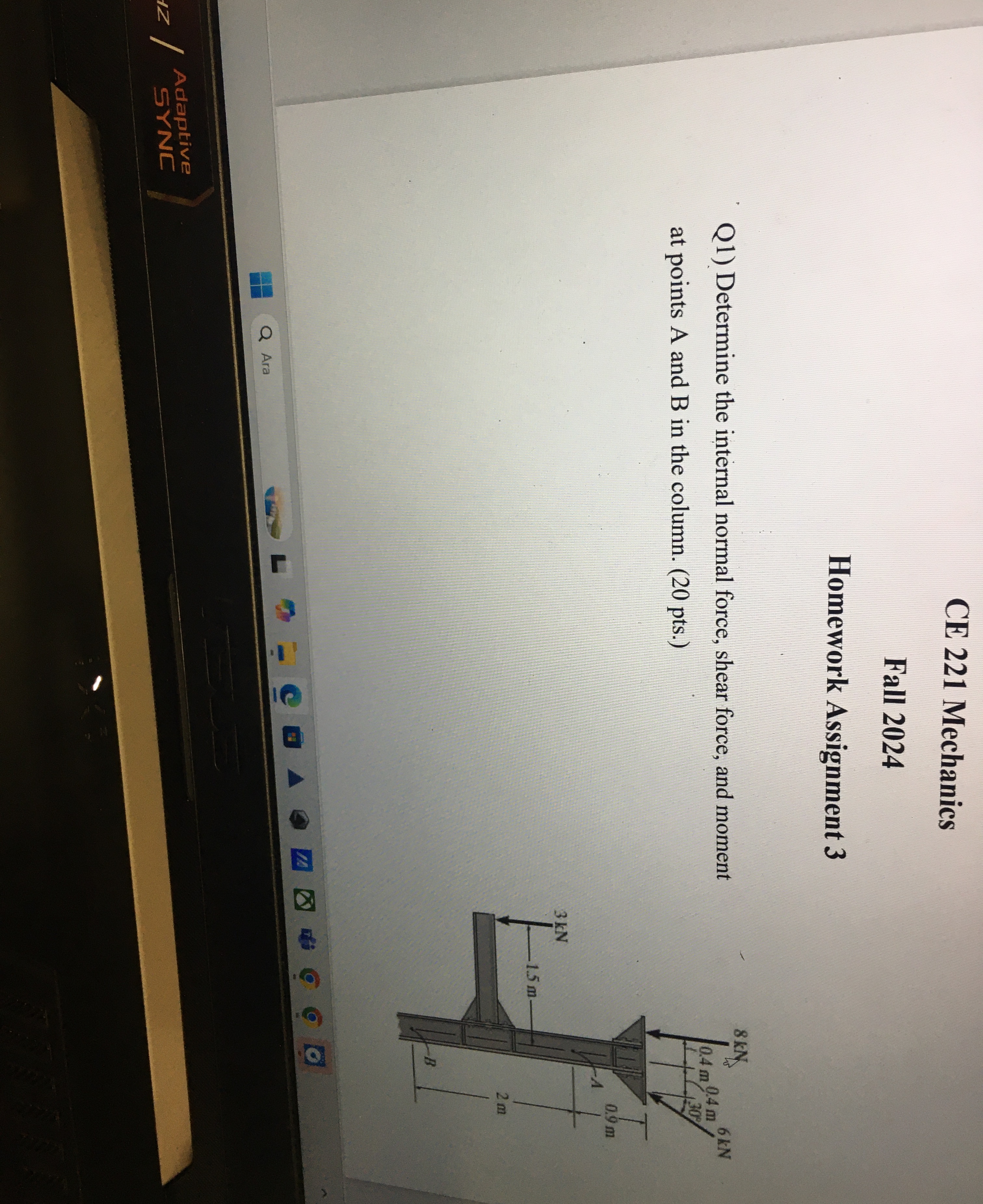 CE 2 2 1 Mechanics Fall 2 0 2 4 Homework