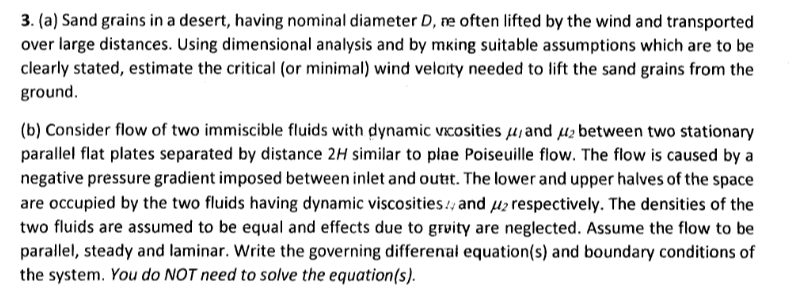 3 . ( a ) Sand grains in a desert, having nominal