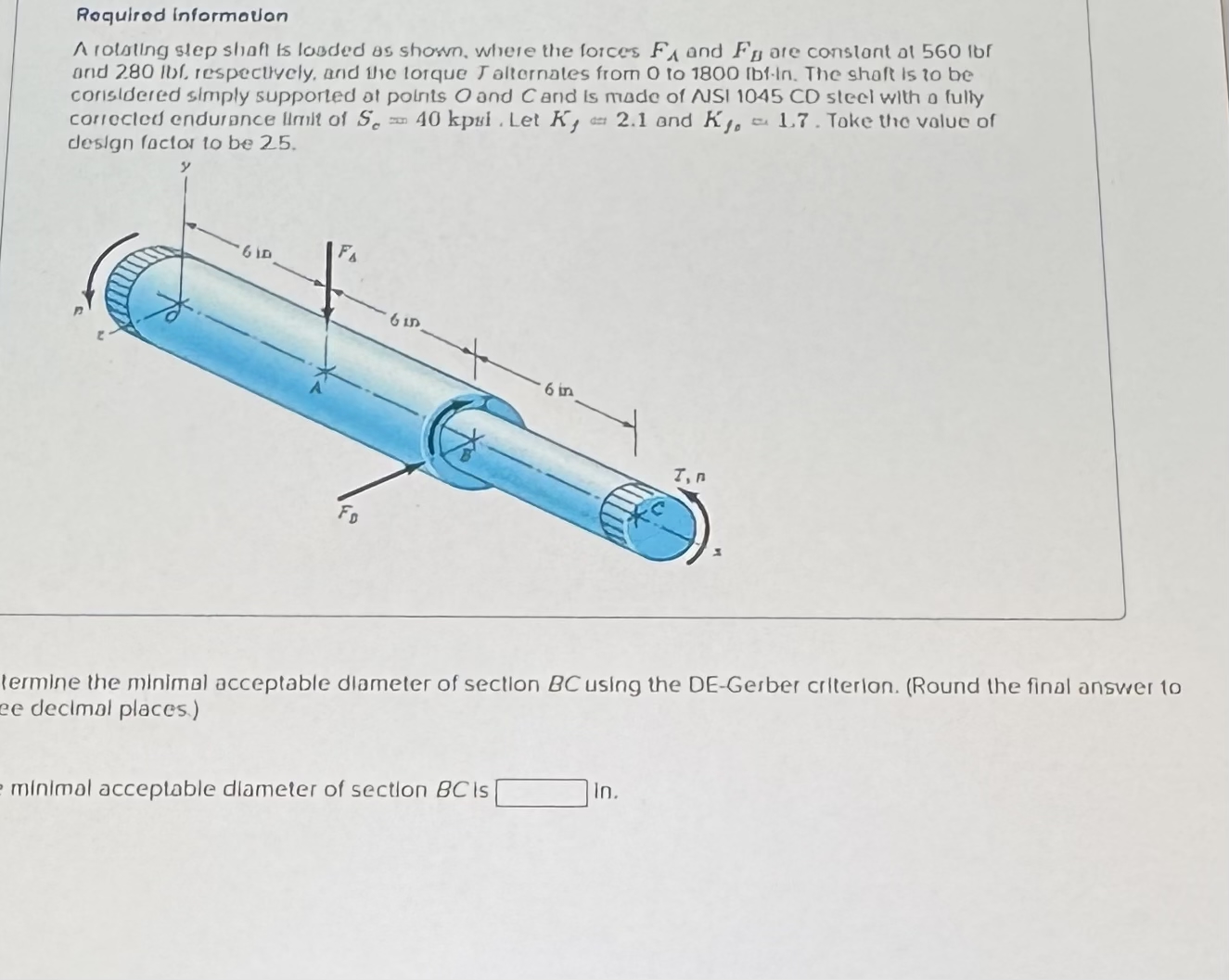 Roquirod information A rotating step shaft is