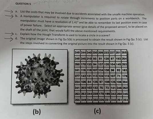 QUESTION 5 a . List the costs that may be