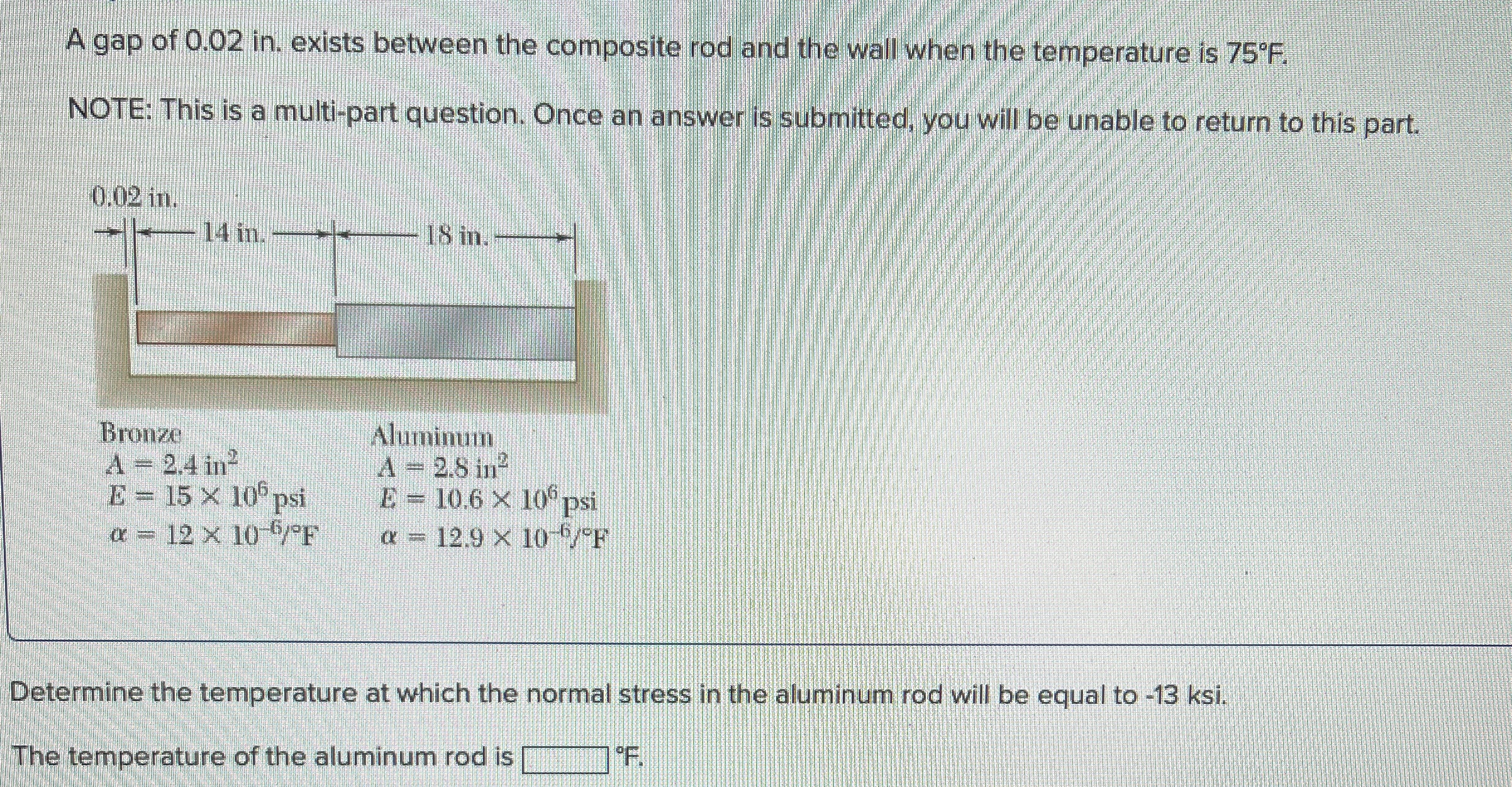 A gap of 0 . 0 2 in . exists between the