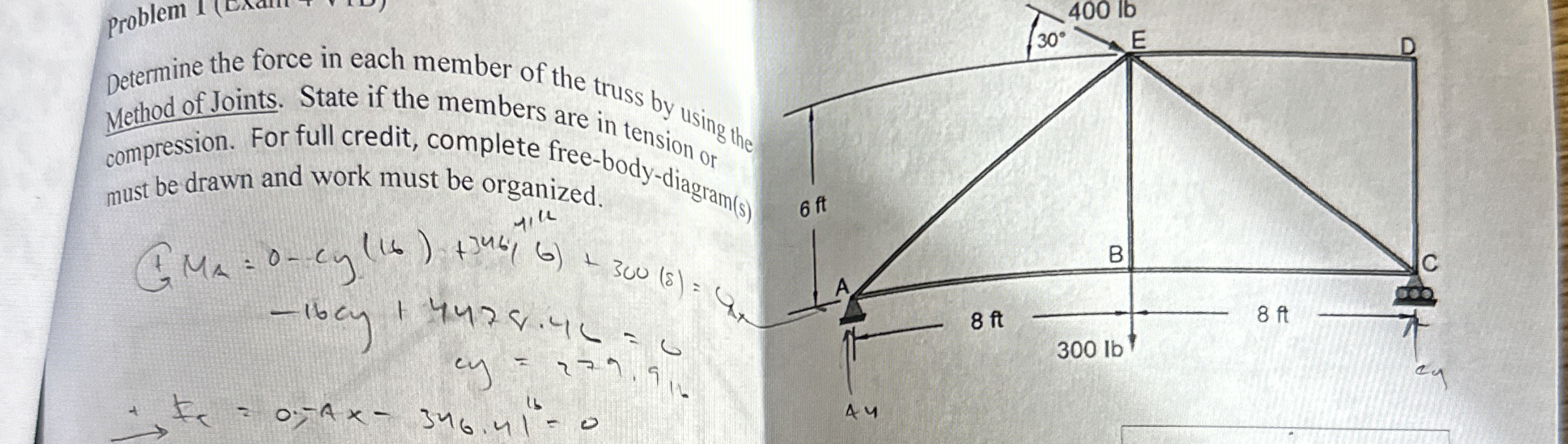 compression. For full credit, complete free -