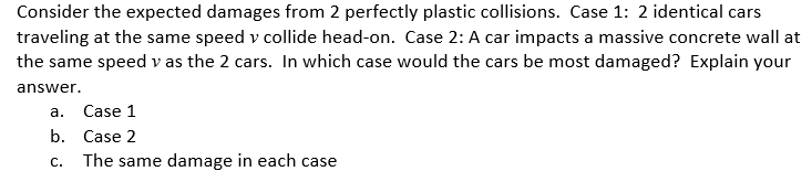 Consider the expected damages from 2 perfectly