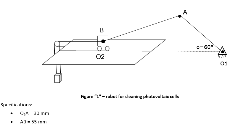 Figure " 1 " - robot for cleaning photovoltaic