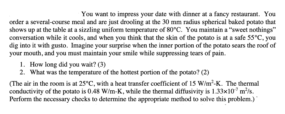 You want to impress your date with dinner at a