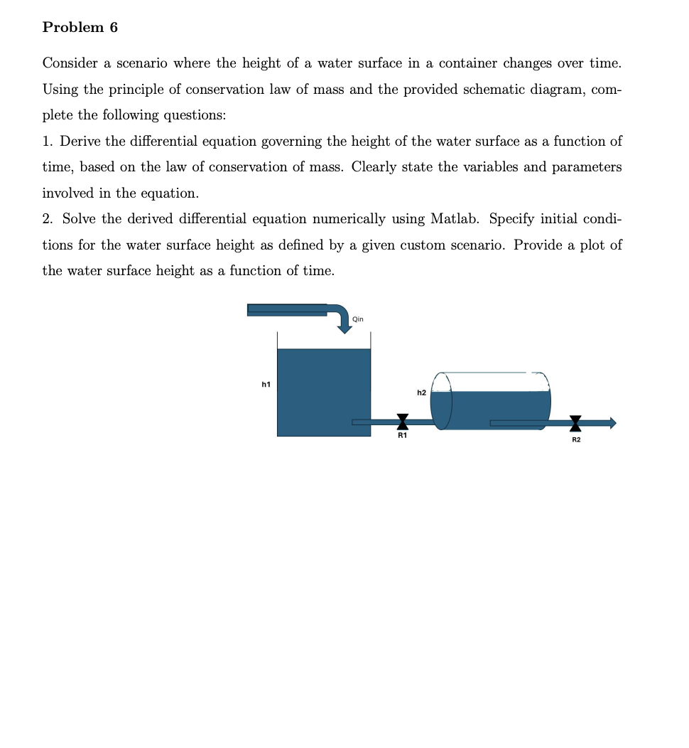 Problem 6 Consider a scenario where the height of