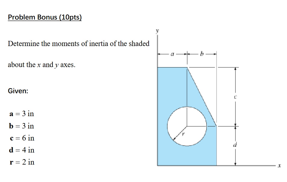 Problem Bonus ( 1 0 pts )